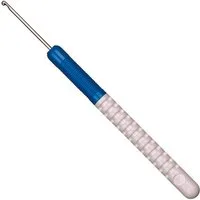 addi Häkelnadeln addiColour Wollhäkelnadel mit ergonomischem Griff, Häkelnadel mit Griff in verschiedenen Stärken, Wollhäkelnadel, Kunststoffgriff, drehbar, Aluminiumhaken eloxiert
