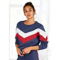 H.I.S Sweatshirt im Coloblock-Design, Loungewear