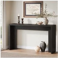 Tribesigns Konsolentisch 140 cm Beistelltisch, Eingangstisch mit Stauraum, Flurtisch, Sofatisch