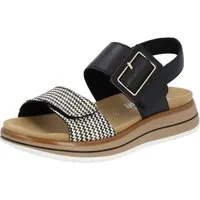 Remonte Keilsandalette, Sommerschuh, Sandale, Komfortschuh mit praktischen Klettverschlüssen