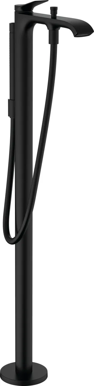 Hansgrohe Wannenmischer Vivenis Fertigset zur Bodenmontage mattschwarz, 75445670 75445670