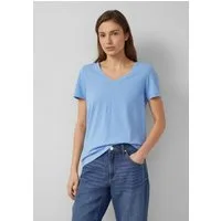 s.Oliver Kurzarmshirt T-Shirt T-Shirt mit V-Ausschnitt