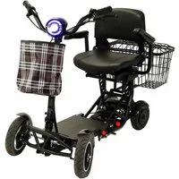 Urban Hopper E-Motorroller Elektro Seniorenmobil 4-Rad Mobilitätshilfe Faltbar Urban Hopper, 250 W, 6 km/h, Urban Hopper Best Ager Fold Lithium-Akku ca. 40km