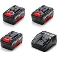 Einhell »PXC-Starter-Kit Multipack« Akku Starter-Set, 3 x 18V, 4Ah, inkl. Schnellladegerät