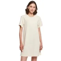 urbandreamz Jerseykleid Damen Kleid Shirt Tee Dress Shirt Mittel Lang Rundhals