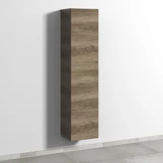 Sanipa 3way Hochschrank mit 1 Tür, Eiche-Nebraska SM11137
