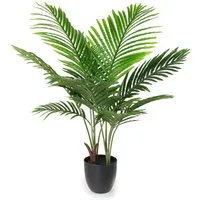 Kunstpalme KP111 Kunstpflanze Palme künstliche Pflanze Palme, Arnusa, Höhe 90 cm, im Topf