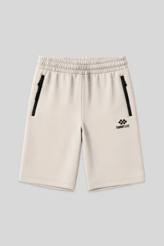 Herren Sweatshorts in regulärer Passform aus Strick