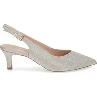 Peter Kaiser Peter Kaiser 79643 910, Peeptoes & Slingpumps, Beige, metallik, Damen Peeptoepumps