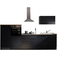 BASIC by Balculina Küchenzeile Jazz, Breite 320 cm, wahlweise mit E-Geräten