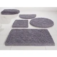 Möve Badematte Superwuschel, Badvorleger, Badezimmer Teppich, Höhe 40 mm, rutschhemmend beschichtet, schnell trocknend, strapazierfähig, fußbodenheizungsgeeignet, Polyester, halbrund, Mikrofaser-Badematte, Badteppich, rechteckig, rund & als 3-tlg. Se