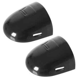2x Türgriff Abdeckung Kappe Schwarz L=R für Renault Megane Scenic Espace Laguna