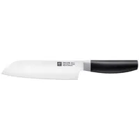 Zwilling Santokumesser ZWILLING Now S Santokumesser Küchenmesser 18 cm, Schwarz