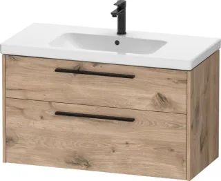 Duravit D-Code Waschtischunterschrank wandhängend Schubk. 2, DC46730BD550000