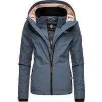 Marikoo Outdoorjacke Erdbeere sportliche Funktionsjacke mit Kapuze