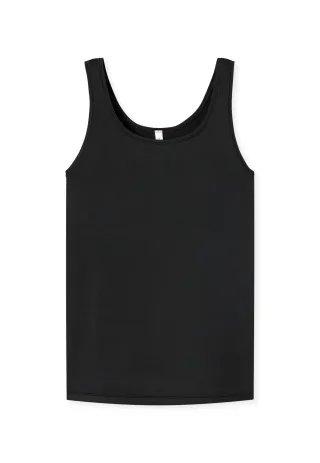 SCHIESSER - Trägertop schwarz - Gr. - 36