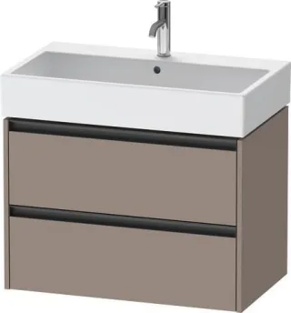 Duravit Ketho.2 Waschtischunterbau wandhängend Basalt Matt 784x460x549 mm - K25277043430000 K25277043430000