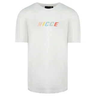 NICCE Kurzarm runden Hals weißer Männer Myriad T-Shirt 211 1 09 09 0002