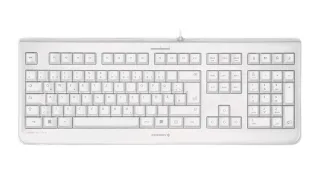 Cherry KC 1068 | jk-1068de-0 | Kabelgebundene versiegelte Tastatur - Weiß Grau (QWERTZ