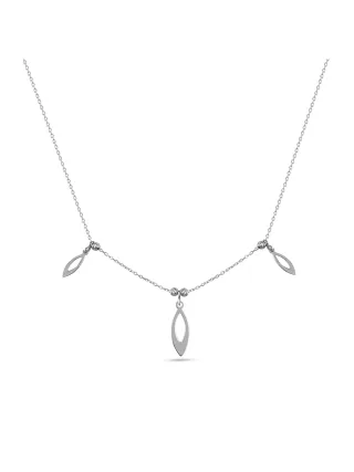 Dkeniz Anhänger mit Kette 925/- Sterling Silber Pure Geometrie Silberkette