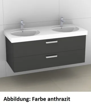 Artiqua 413 Waschtischunterschrank für Preciosa 133200, 133220 Eiche Ribbeck quer NB, 413-WU2L-K47-7 413-WU2L-K47-7187-444