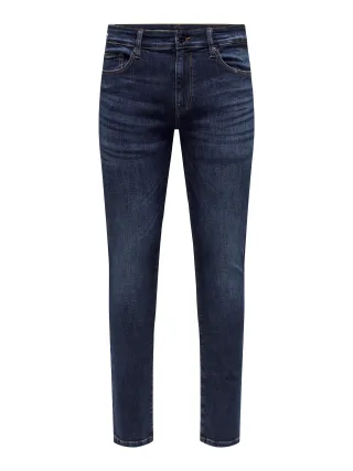 ONLY&SONS - ONSLOOM SLIM DB 6749 MAT DNM NOOS Dark Blue Denim - Gr. - 32