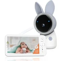 Arenti Video-Babyphone Arenti Babyphone AINanny A4 Kit Plus 12,7cm LCD, Auto-Tracking, Geräuscherkennung, Nachtlicht