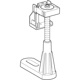 Geberit Ersatzteile Fuß lang, für Geberit Duofix Installationsrahmen für Duschfläche, 246418001 246418001