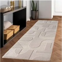 Carpettex Designteppich Unicolor - Einfarbig, Rechteckig, Höhe: 12 mm, Kurzflorteppich Skandinavische Design Anti-Rutsch Rückseite Waschbar