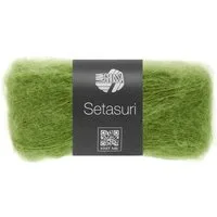 LANA GROSSA SETASURI Häkelwolle, 212 m (Feines Lace-Garn aus Alpaka (Suri) und Seide), 25 g