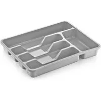 Michelino Besteckkasten in Grau - Schubladeniensatz 38,5 x 31 x 7 cm (1 St)