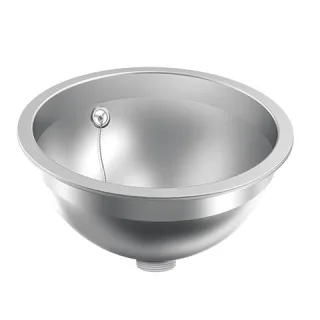 KWC Aquarotter Rundbecken, RONDO, Edelstahl, sdm, 340x142 mm, Überlauf, Ab-u.Überlaufgarn., 36000097 3600009747