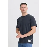 Blend Rundhalsshirt BHKeelan (1-tlg) Basic T-Shirt mit Patch
