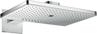 Hansgrohe Kopfbrause 460 3jet Axor chrom mit Brausearm eckig, 35282000 35282000