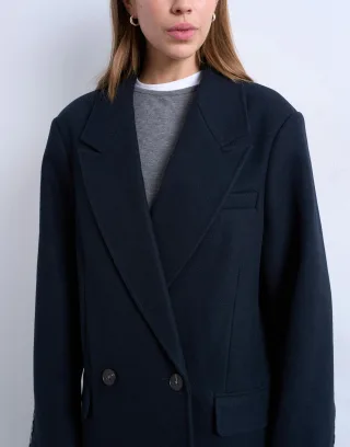 TOPSHOP - TSEBBA TWILL BLAZER Navy Blazer - Gr. - XS