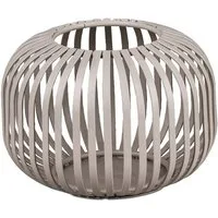 formano Windlicht Stäbe, Höhe: 10cm, Farbe: Grau, Motiv: Stäbe