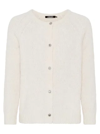 Olsen - Cardigan Long Sleeves white silk - Gr. - 46