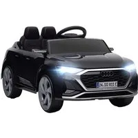 AIYAPLAY Elektro-Kinderauto mit Fernsteuerung, Scheinwerfer, Musik, Belastbarkeit 30 kg, (1-tlg), für 3-4 Jahre Kinder, Schwarz
