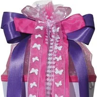 Roth Schultüte Schleife Pink "Purple Rain", ca. 50x23cm für Schultüte Zuckertüte Schulanfang