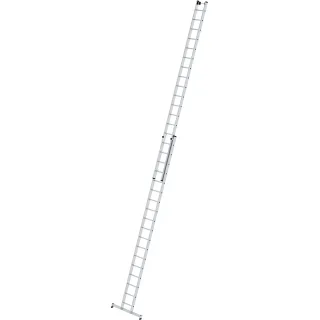 Munk Sprossen-Schiebeleiter 2-teilig mit nivello®-Traverse - 020418