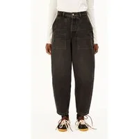 Armedangels Weite Jeans BAARLY HIGH WORKER BARREL (Non-Stretch, Loose Fit) High waist