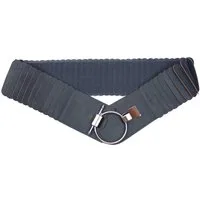 MIRROSI Taillengürtel Leo Unifarbe breit 8cm für Taillenumfang 85 bis 110cm, ONESIZE (Unifarben, Angenehmes Tragesgefühl, Leopard Muster) Breiter Stretch Gürtel