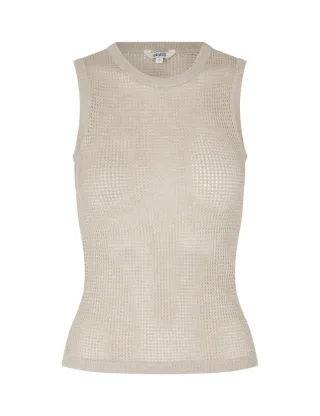 mbym - Ärmelloses Stricktop - Callis-M beige - Gr. - S