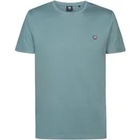 Petrol Industries Rundhalsshirt mit Logo Stickerei