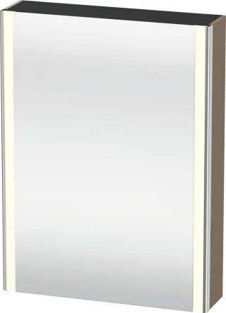 Duravit XSquare Spiegelschrank Leinen 600x155x800 mm - XS7111L75752000 XS7111L75752000