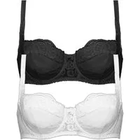 Susa Set: Dirndl-BH 2er Pack Dirndl BH mit Bügel Wiesn Zauber (Spar-Set, 2-tlg)