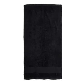 Fair Towel - "Cozy" Badetuch, Baumwolle aus biologischem Anbau (Schwarz)