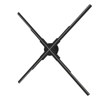 P52 Smart 3D Hologram Fan Display 52cm LED Projector 4K Naked-Eye Floating Advertising Screen Rotating HD Visual Display