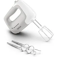 Tefal Handmixer Prep'Mix, 450 W, 5 Geschwindigkeiten, 2 Schneebesen + 2 Knethaken aus Edelstahl, HT450B