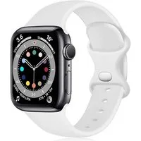 Baker Smartwatch-Armband Apple Watch Armband 44mm 45mm 49mm 46mm 42mm 40mm 41mm 38mm, Weiches Silikon Band für iWatch Ultra SE Series 10 9 8 7 6 5 4 3 2